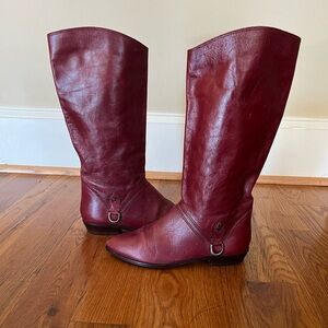 Vintage Etienne Aigner Oxblood Riding Boots